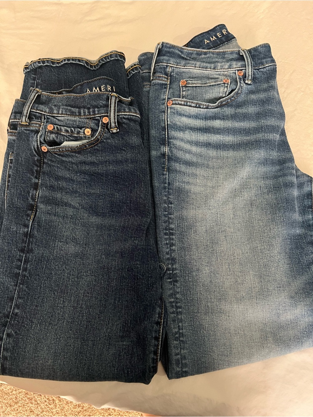 TWO (2) pair of men’s American Eagle Jeans- size 30x30